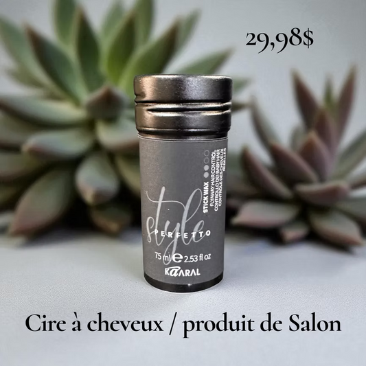 Cire à cheveux, longue durée et produit exclusif de Salon